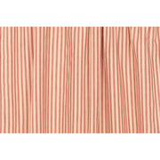 Sawyer Mill Red Ticking Stripe Valance 16x72