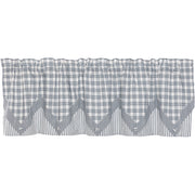 Sawyer Mill Blue Valance Layered 20x72