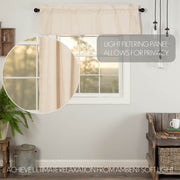 Simple Life Flax Natural Valance 16x60