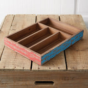 Reclaimed Wood Utensil Tray