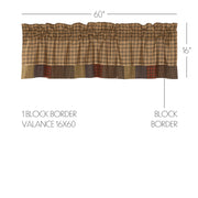 Cedar Ridge Valance Block Border 16x60