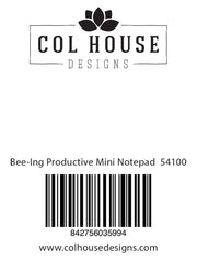 Bee-Ing Productive Mini Notepad