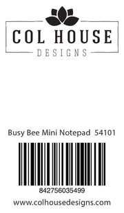 Busy Bee Mini Notepad