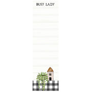 Busy Lady Notepad