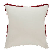 Kringle Chenille Santa Suit Pillow 12x12