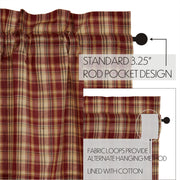 Beckham Plaid Valance 16x60