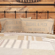 Grace Feed Sack Standard Pillow Case Set of 2 21x30