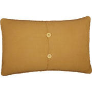 Heritage Farms Sheep and Star Hooked Pillow 14x22