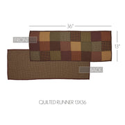 Heritage Farms Quilted Runner 13x36