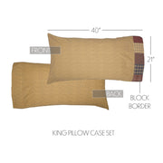 Millsboro King Pillow Case Set of 2 21x40