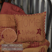 Ninepatch Star Home Pillow 12x12