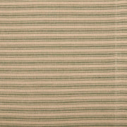 Prairie Winds Green Ticking Stripe King Pillow Case Set of 2 21x40