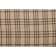 Sawyer Mill Charcoal Plaid Prairie Long Panel Curtain Set of 2 84x36x18