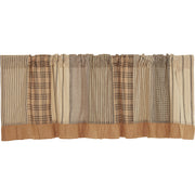 Sawyer Mill Charcoal Patchwork Valance 19x60