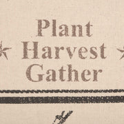 Sawyer Mill Charcoal Plow & Corn Muslin Unbleached Natural Tea Towel Set of 2 19x28