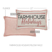 Sawyer Mill Farmhouse Holidays Pillow 14x22