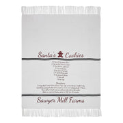 Sawyer Mill Santa Cookies Woven Throw 50x60