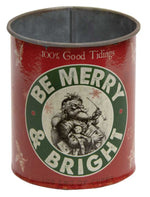 Be Merry & Bright Metal Can