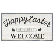 Every Bunny Welcome Easter Wood
