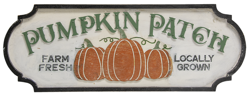 Pumpkin Patch Wooden Sign