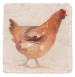 Rooster Resin Coasters (Set of 4)