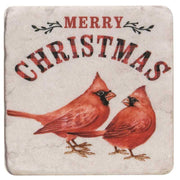 Christmas Cardinals Resin Coasters (Set of 4)
