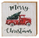 Merry Christmas Vintage Truck Sign