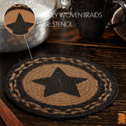 Farmhouse Jute Trivet Stencil Star 8