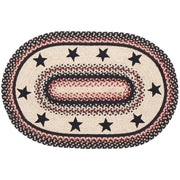 Colonial Star Jute Rug Oval w/ Pad 20x30