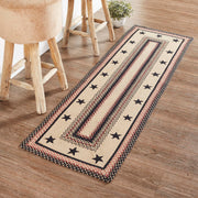 Colonial Star Jute Rug/Runner Rect w/ Pad 22x72