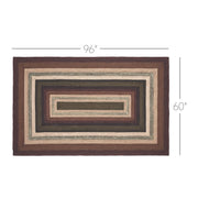 Beckham Jute Rug Rect w/ Pad 60x96