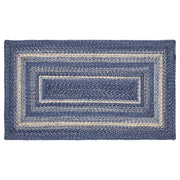 Great Falls Blue Jute Rug Rect w/ Pad 27x48