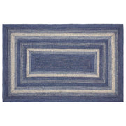 Great Falls Blue Jute Rug Rect w/ Pad 60x96