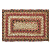 Ginger Spice Jute Rug Rect w/ Pad 20x30