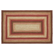 Ginger Spice Jute Rug Rect w/ Pad 60x96