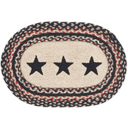 Colonial Star Jute Oval Placemat 10x15