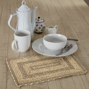 Cobblestone Jute Rect Placemat 10x15