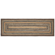 Espresso Jute Rug/Runner Rect w/ Pad 22x72