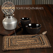 Espresso Jute Rect Placemat 10x15