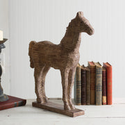 Distressed Horse Statue