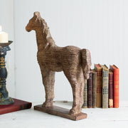 Distressed Horse Statue