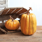 Heirloom Resin Pumpkin