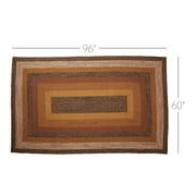 Kettle Grove Jute Rug Rect w/ Pad 60x96