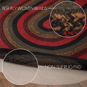 Cumberland Jute Rug Oval w/ Pad 60x96