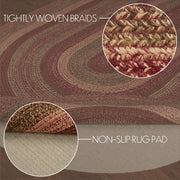 Cider Mill Jute Rug Oval w/ Pad 60x96