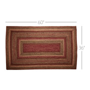 Cider Mill Jute Rug Rect w/ Pad 36x60