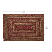 Cider Mill Jute Rug Rect w/ Pad 20x30