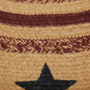 Potomac Jute Rug Half Circle Stencil Stars w/ Pad 16.5x33