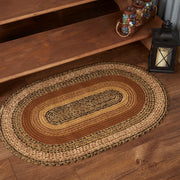 Kettle Grove Jute Rug Oval w/ Pad 24x36