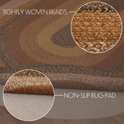 Kettle Grove Jute Rug Oval w/ Pad 60x96